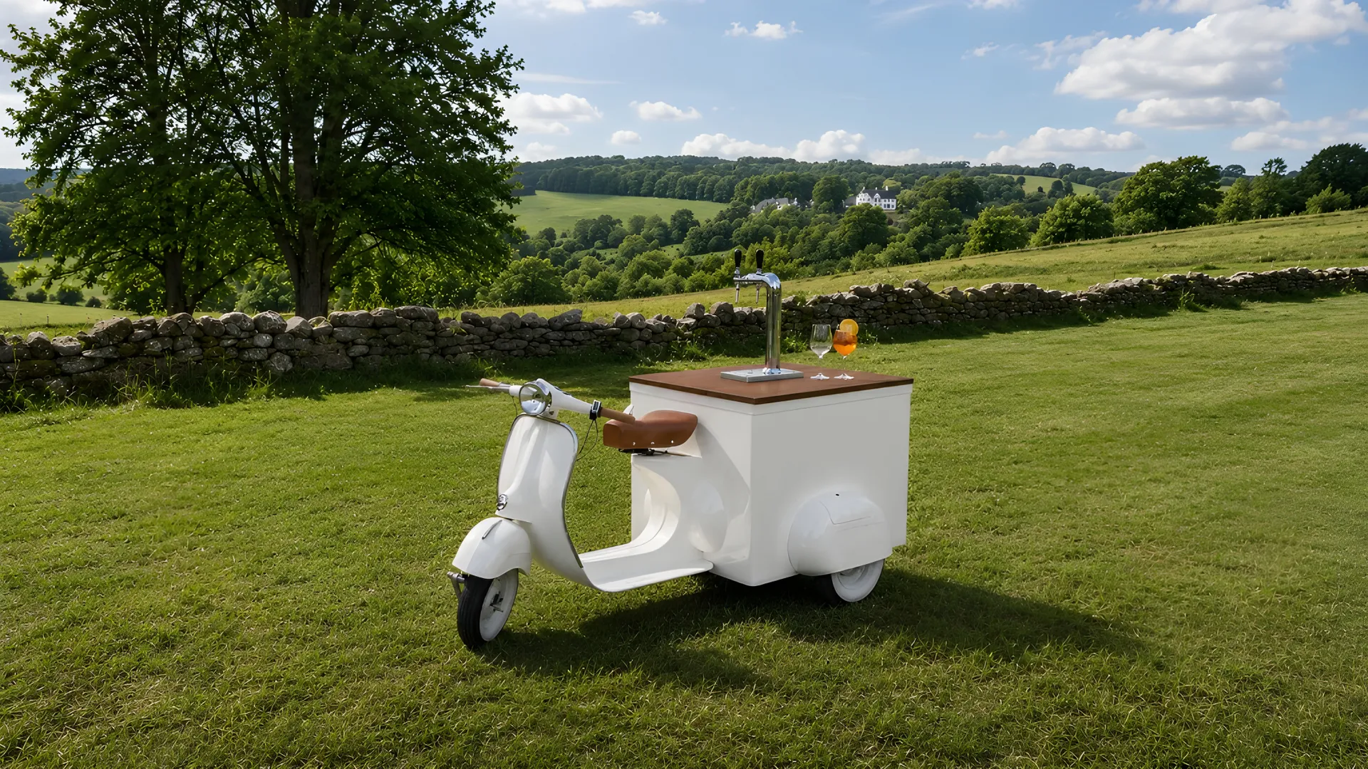 delini gelato vespa bar day