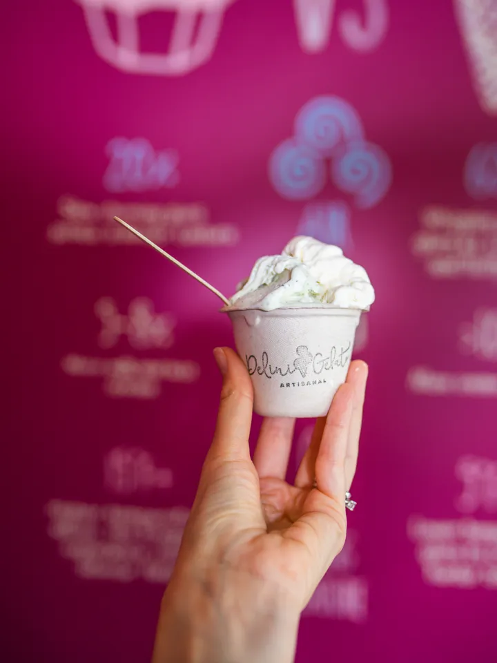 Viki Petkova, founder of Delini Gelato