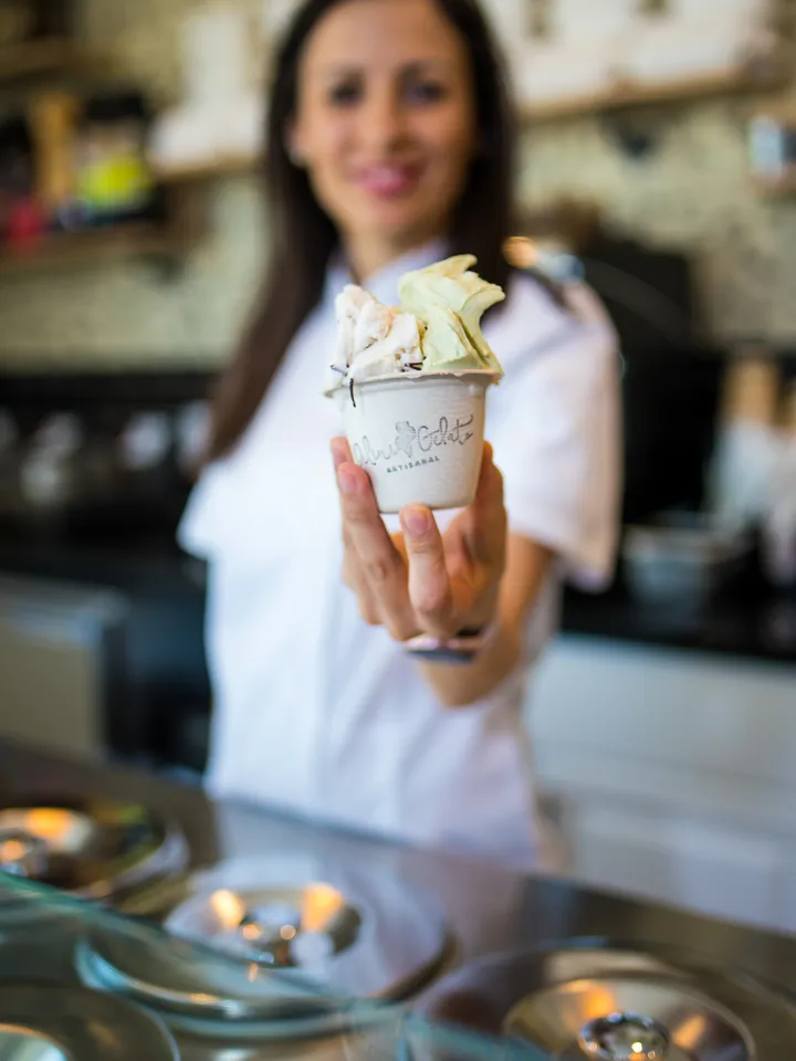 Viki Petkova, founder of Delini Gelato